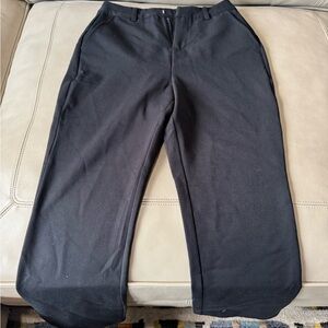 JUSTFAB Black Straight Leg Pants